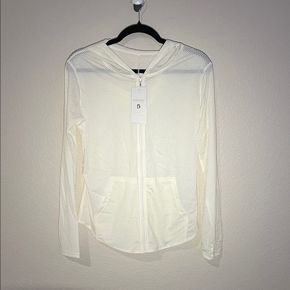 BuffBunny Cream Spice Mesh Jacket Large